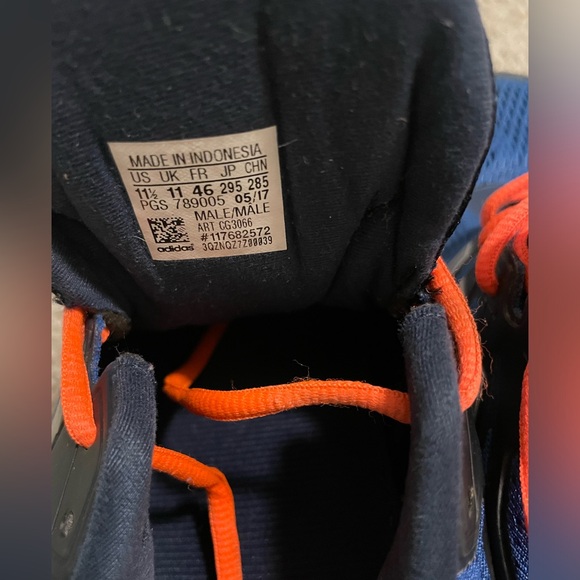 Adidas Supernova Men Size: 11.5 Blue & Orange Good PreLoved Condition…$50.00 OBO - Picture 4 of 4